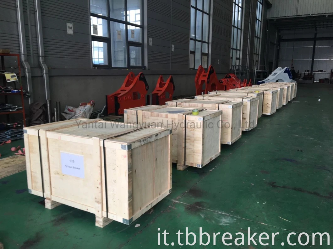 WYB Tipo laterale Breaker Hidraulic Hammer Rock Breaker Excavator Attachments